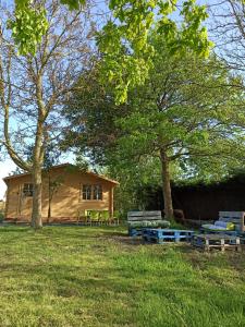 Maisons de vacances Gites entre mer et campagne, 3km de Berck les chalets du Fliers : photos des chambres