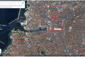 Appartements le T3 a 600metre du vieux port proche de la gare : photos des chambres