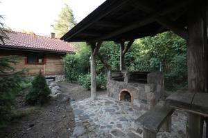 Leśny Zakątek balia kąpielowa ognisko sauna basen rowery w cenie pobytu Realizujemy Podlaski bon turystyczny