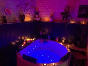 Maisons de vacances La Romance jacuzzi sauna jardin au calme : photos des chambres