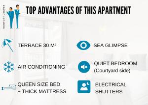 Nestor&Jeeves - SUNRISE TERRACE - Central - Very close sea - Terrace 30m