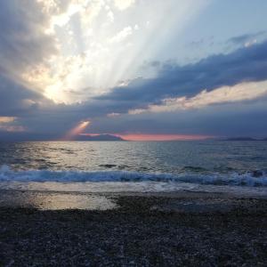 Seaside Sunset Korinthia Greece