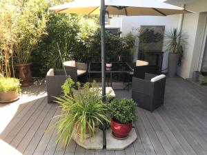 Appartements Villa Marcenac 45 m2, jardin, parking, wifi, netflix : photos des chambres