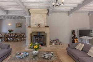 Maisons de vacances Quiet 50's cottage - 12 p. - Private park & pool : photos des chambres