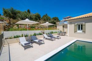 Luxury private Villa Liberty with pool in Fiskardo Kefalloniá Greece