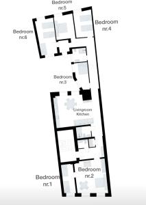 ELVIS apartment11 beds6 bedroomsRiga Old Town