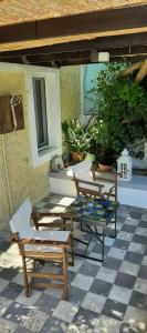 Holiday Dreamy Art Cottage with private courtyard and sea view Samos Greece