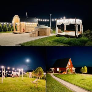 Domek z basenem na Mazurach