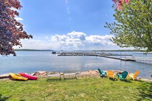 Lake Champlain Home with Decks, Kayaks and Fire Pit!