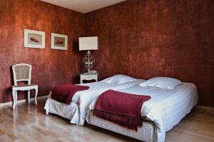 Hotels Le Mas Du Pont Roman : Chambre Lits Jumeaux