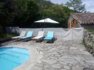 Maisons de vacances Maison de charme 3 etoiles dans les Cevennes avec terrasse et piscine privee : photos des chambres