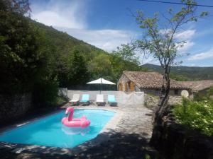 Maisons de vacances Maison de charme 3 etoiles dans les Cevennes avec terrasse et piscine privee : photos des chambres