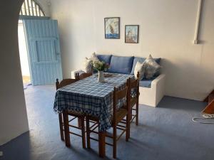 The monk boathouse Milos Greece