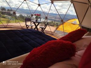 Glamping hermoso amanecer