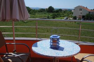 Apartment in Zaton Zadar with sea view, balcony, air conditioning, W-LAN 3796-4 