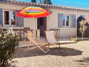 Appartements Appartement d'une chambre avec piscine partagee jardin amenage et wifi a Violes : photos des chambres