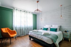 Maisons de vacances Gite La Parenthese 14 personnes : photos des chambres