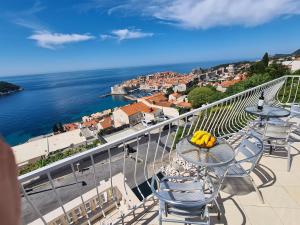 Panoramic sea and Old town view Dubrovnik