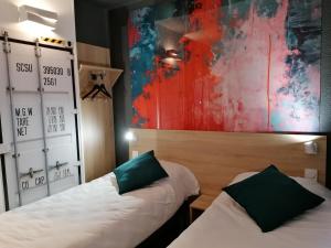 Hotels Kyriad Direct Orleans - Olivet - La Source : Chambre Lits Jumeaux