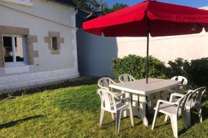 Maisons de vacances Charmante maison bretonne renovee avec jardin clos WIFI : photos des chambres