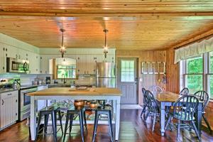 Lakefront Waterloo Cabin with Dock, Kayaks and Grill!