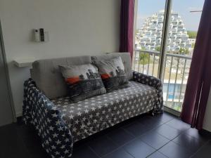 Grand studio avec vue mer à la Grande Motte - CLIM WIFI