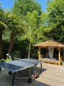 Maisons de vacances Villa piscine chauffee & spa sur le Bassin d Arcachon - proche plage et ocean : photos des chambres