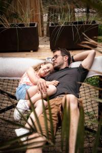 Maisons de vacances Bain de foret - Lodges Cosy & Spa : photos des chambres