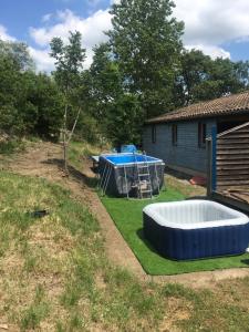 Maisons de vacances Maison bois bleu, en Cevennes : photos des chambres