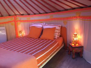 Tentes de luxe Yourte mongole : photos des chambres