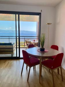 Appartements Grand T2 STANDING AJACCIO Proche centre et plages VUE PANORAMIQUE PARKING PRIVE : photos des chambres