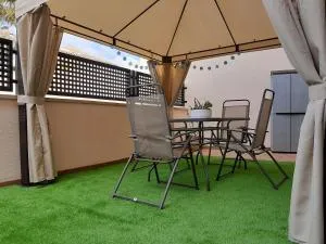 Gran terraza con piscina - Sant Jaume d'Enveja