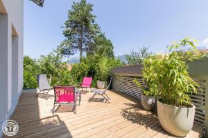 Appartements L'appartement JARDIN avec vue montagnes : photos des chambres