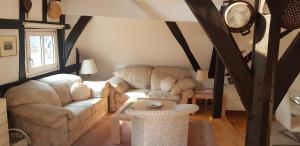 Penthouse Ferienwohnung Boppard Zentrum, sonnige Dachterrasse