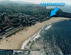 A pie de playa en Suances