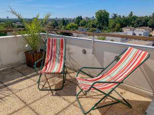 Appartements PROCHE BORDEAUX APPARTEMENT 75 M2 ROOFTOP : photos des chambres