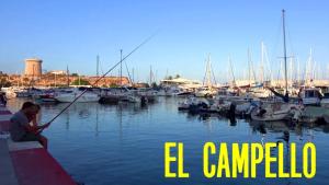 Sunny Duplex in front of Campello beach