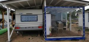 SEA CARAVAN ON THE BEACH