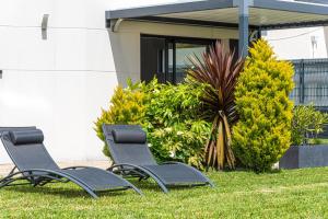 Maisons de vacances L'Agapanthe - Jolie maison contemporaine a 200 m de la plage de Damgan : photos des chambres