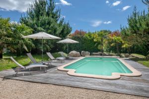 Maisons de vacances Vacances detente dans cette maison avec piscine a Crach : photos des chambres