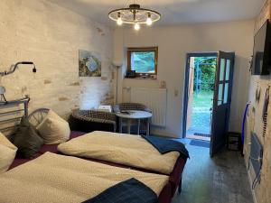 Double Room with Garden View room in Ostsee Radlerpension Peitz