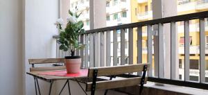 Double Room with Balcony room in KAMCHŪ APARTMENTS: VIALE LIBIA