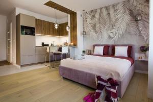 W&K Glam Suite - Studio z balkonem, Faktura VAT, Parking w garażu, Netflix
