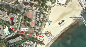 Studio cabine Les Rives de la Favière piscine et tennis les pieds dans leau