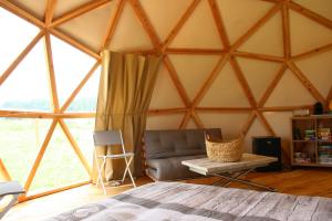 Tentes de luxe Dome Geodesique : photos des chambres