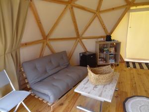 Tentes de luxe Dome Geodesique : photos des chambres