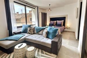 Appartements Spacieux, terrasse, vue imprenable Moustiers #6 : photos des chambres