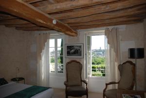 B&B / Chambres d'hotes Champ Fleuri : Chambre Lit Queen-Size - Vue sur Piscine