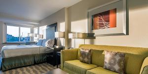 King Suite with Sofa Bed room in Holiday Inn Express Hotel & Suites Colorado Springs Downtown Central an IHG Hotel