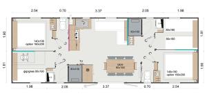 Campings Camping de l'Etang du Pays Blanc : Mobile Home